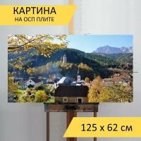 Картина на ОСП 125х62 см. 