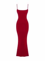 Платье XSAI SLIP DRESS, Carmine Red, M