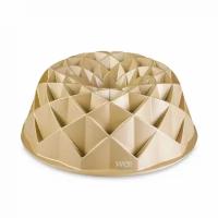 Форма для выпечки кекса круглая 3D Magic Baking, 24 х 9 см, 1.7 л, алюминий, золотистый WO1027