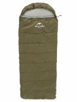 Спальник Naturehike U series envelope sleeping bag with hood U150 Army Green