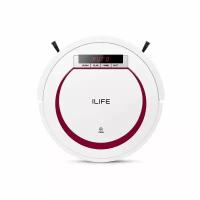 Робот-пылесос ILIFE V55, белый и красный