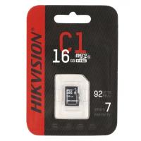 Карта памяти microSD 16 ГБ Hikvision Class 10 ( HS-TF-C1(STD)/16G/ZAZ01X00/OD )