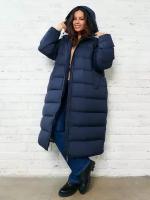 Пальто maxroses, размер 52, синий
