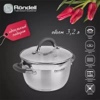 Кастрюля RONDELL скр 20 см, (3,2л) Flamme RDS-024