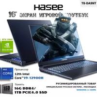 Игровой ноутбук Hasee 100%sRGB 165HZ IPS T8-DA9NT
