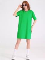 Платье Апрель, размер 84-92-164, зеленый