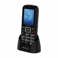 Телефон MAXVI B21DS, 2 micro SIM, черный