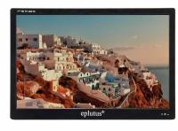Портативный телевизор 1440x900, телевизор Eplutus Mod: EP-175(TD) (C75088OP) 17 HD, черный. Телевизор с цифровым тюнером и аккумулятором 4000 мАч