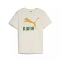 Футболка PUMA/53952687/Classics Logo Tee Youth /Белый/152