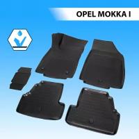 Комплект ковриков в салон RIVAL 14206001 для Opel Mokka 2012-2016 г., 5 шт