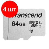 Карта памяти Transcend microSD 300S Class 10 UHS-I U1 A1