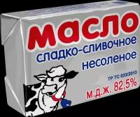 Масло сладкосливочное Традиционное 82,5%, без змж, 180г