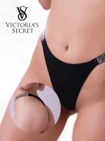 Женские трусы со стразами стринги Victoria's Secret