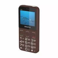 Телефон MAXVI B231, коричневый