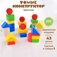 Конструктор «Цветной» 43 элемента