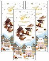 Шоколадные конфеты Ameri с начинкой пралине в новогодней упаковке, 125 г - 3 шт