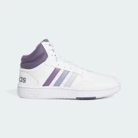 Кеды adidas Hoops 3.0 Mid, размер 7 UK, белый, фиолетовый