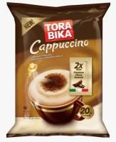 Растворимый кофе Tora bika Cappuccino с шоколадной крошкой, в пакетиках, 20 уп, 500 г