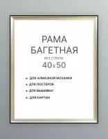 Багетная рама для картин 40х50 для картин по номерам на подрамнике холсте 40 на 50 вышивки рисунка алмазной мозаики