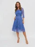 Платье женское BrandStoff, вечернее, праздничное, кружевное, нарядное, синий, 48