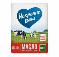 Масло сливочное Искренне Ваш традиционное 82.5%