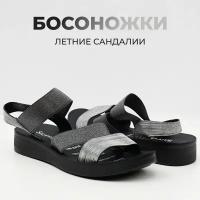 Босоножки женские летние черные 38