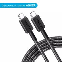 Аксессуар Anker A81F6 PL 322 USB-C - USB-C 1.8m ANK-A81F6G11-BK