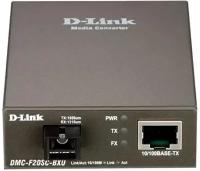 Медиконвертер D-Link DMC-F20SC-BXU/B1A WDM с 1 портом 10/100Base-TX и 1 портом 100Base-FX с разъемом SC