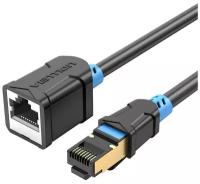 Патч-корд удлинитель VENTION прямой SSTP cat.6, RJ45 - 2м. Черный