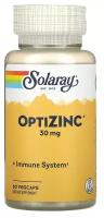 Solaray, ОптиЦинк, 30 мг, 60 вегетарианских капсул