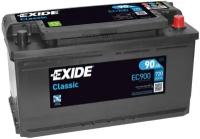 Аккумуляторная батарея classic [12v 90ah 720a b13] exide ec900