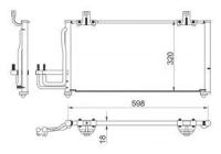 Радиатор кондиционера kia spectra/sephia/shuma 96- Sat ST-KA40-394-A0 Hyundai / Kia (Mobis): 0K2A161480C