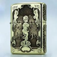 Зажигалка бензиновая Zippo Armor с гравировкой Sexy Lady