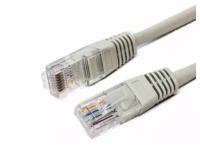 Кабель патч-корд U/UTP 6 кат. 2м Filum FL-U6-2M 26AWG(7x0.16 мм), омедненный алюминий (CCA), PVC, серый