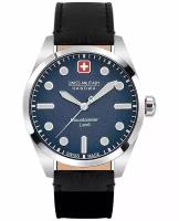 Часы швейцарские наручные мужские кварцевые на ремне Swiss Military Hanowa 06-4345.7.04.003