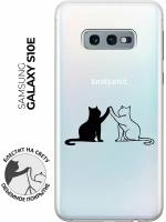 Силиконовый чехол на Samsung Galaxy S10e, Самсунг С10е с 3D принтом 