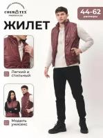 Жилет CosmoTex, размер 52-54 170-176, бордовый