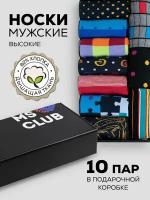 Носки MoscowSocksClub, 10 пар, размер 27 (41-43), мультиколор