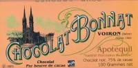 Плитка темного шоколада Bonnat, Apotequil, 2x100г