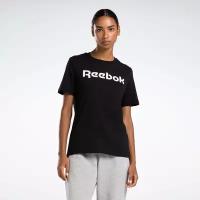 Футболка Reebok для женщин, Размер:M, Цвет:черный, Модель:REEBOK READ GRAPHIC TEE