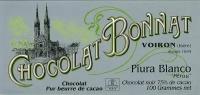 Плитка темного шоколада Bonnat, Piura Blanco, 3x100г
