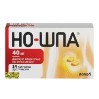 Но-шпа таб., 40 мг, 24 шт