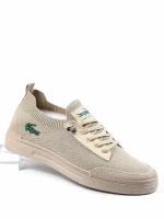 Слипоны LACOSTE мужские Broadway F08-6бежевый