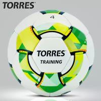 Футбольный мяч Torres TRAINING 4 арт. F320054 р.4 Белый/Зелено-серо-черный