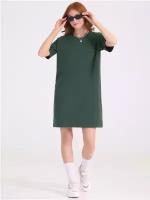 Платье Апрель, размер 96-100-164, зеленый