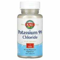 KAL Potassium Chloride (Хлорид калия) 99 мг 100 таблеток