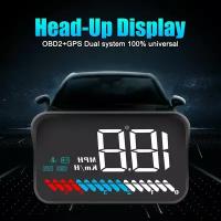 Проекционный дисплей для авто M7 OBD-II HUD проектор на лобовое стекло GPS