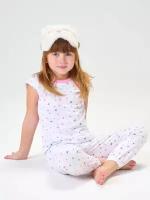 Пижама КотМарКот, размер 116, розовый, белый