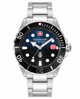 Наручные часы Swiss Military Hanowa Aqua, серебряный, синий