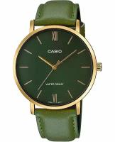 Наручные часы CASIO Collection MTP-VT01GL-3B, зеленый, серебряный